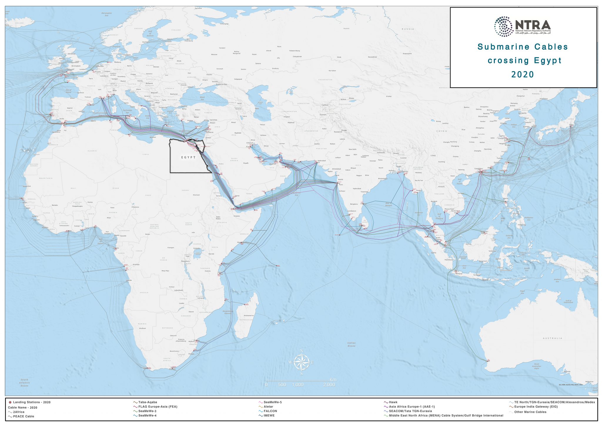 submarine cable map from nyc to london